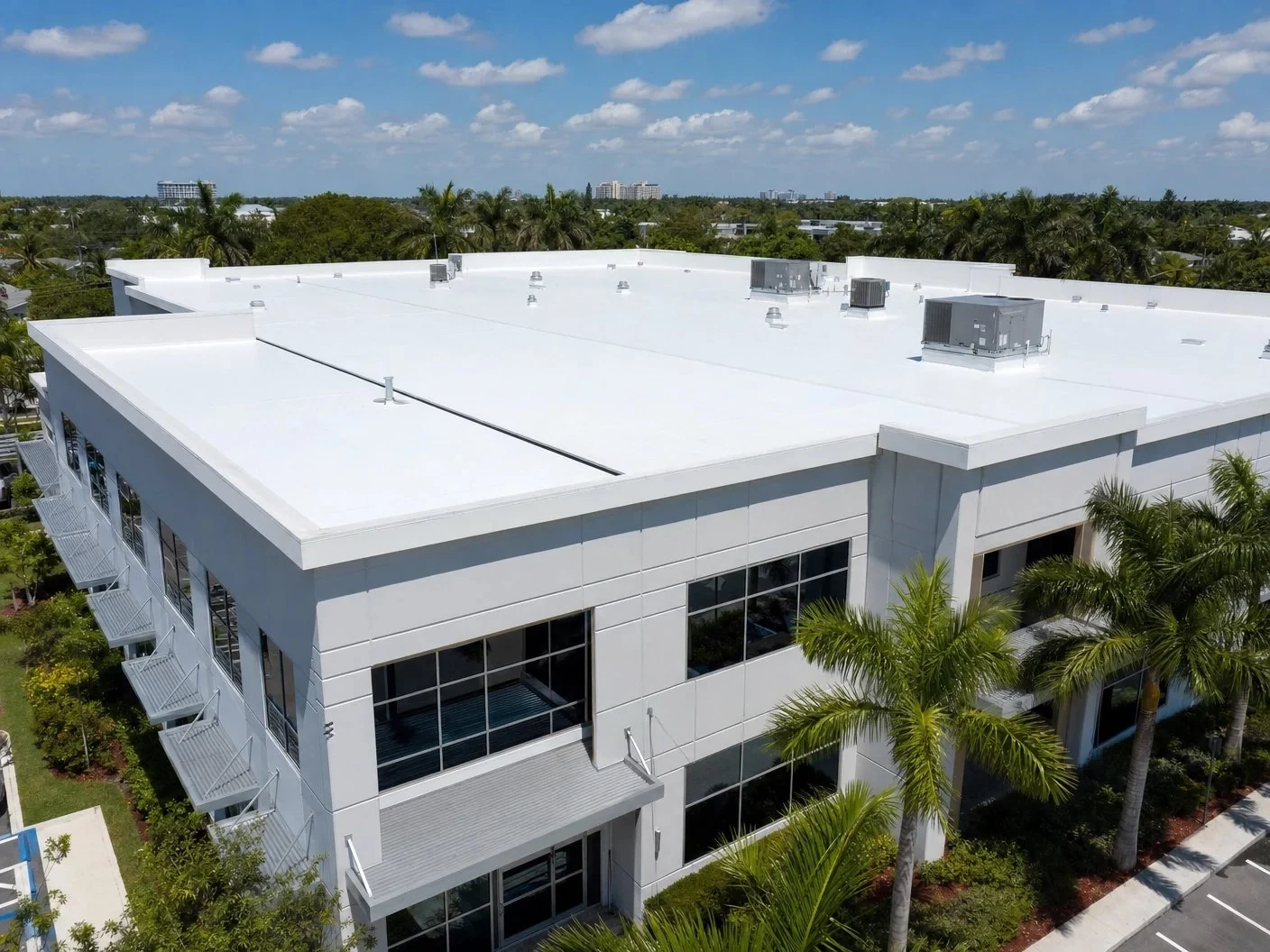 Medical office commercial roofing project in Harrisburg Pennsylvania